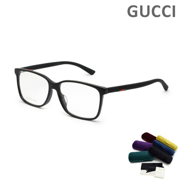 グッチ メガネ 眼鏡 フレーム のみ GG0426OA-005 ブラック アジアンフィット メンズ レディース ユニセックス GUCCI 【送料無料（※北海道・沖縄は1,000円）】｜タイムクラブ