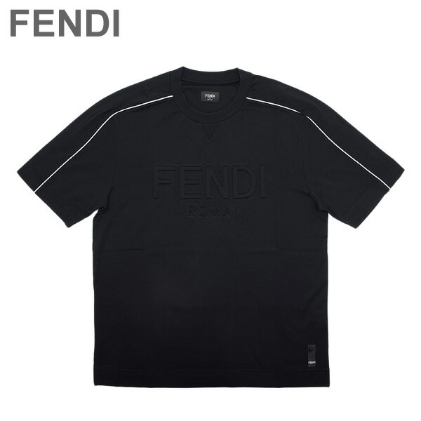 FENDI●刺繍付き クルーネック ショートスリーブ Tシャツ yukishop【激安コピー通販】 / FENDI フェンディ T-Shirt