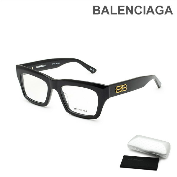 BALENCIAGA 長方形フレムメカネ BB0326O 001 bl-bb0326o-001-53-00_1024x1024