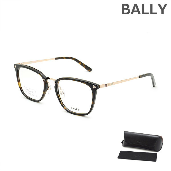 BALLY バリー メガネ 眼鏡 フレーム のみ BY5037-D/V 056 53 ハバナ/ピンクゴールド ノーズパッド メンズ【送料無料(※北海道・沖縄は1,000円)】|タイムクラブ