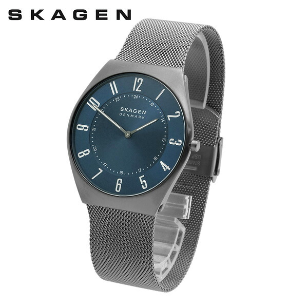 【国内正規品】スカーゲン 腕時計 SKW6829 SKAGEN GRENEN ULTRA SLIM メンズ チャコール メッシュ【送料無料（※北海道・沖縄は1,000円）】｜タイムクラブ