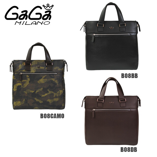 GaGa MILANO （ガガミラノ） デイリーバッグ ショルダーバッグ ハンドバッグ B08CAMO B08BB B08DB メンズ レディース DAYLY BAG 【送料無料（※北海道・沖縄は1,000円）】