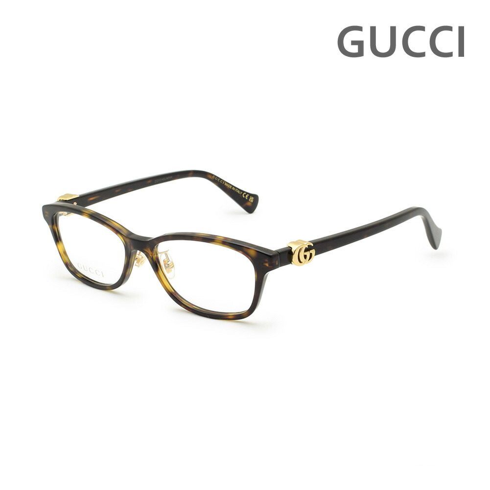 グッチ メガネ 眼鏡 フレーム のみ GG1473OJ-002 ハバナ ノーズパッド レディース GUCCI【送料無料（※北海道・沖縄は1,000円）】