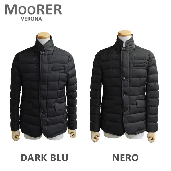 メンズファッション コート ジャケット 高い品質 Blu Dark ブラック Nero Op Zayn ダウンコート ムーレー Moorer ダークブルー 送料無料 北海道 沖縄は1 000円 メンズ ダウンジャケット Shoxruxtj Com