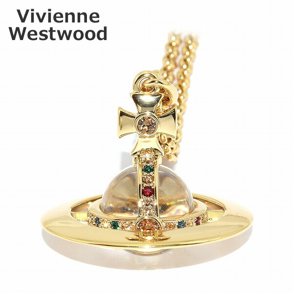 Vivienne Westwood （ヴィヴィアンウエストウッド） ペンダント ネックレス 63020096-02R001 スモールオーブ ゴールド アクセサリー メンズ レディース 【送料無料（※北海道・沖縄は1,000円）】｜タイムクラブ
