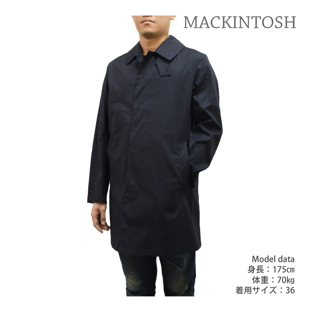 MACKINTOSH ブラック HUMBIE GTS（ステンカラーコート）｜Mackintosh