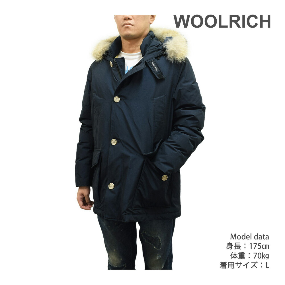 WOOLRICH ダウンコート CFWOOU0484MRUT0001-MLB BLUE Men's cfwoou0484mr-mlb-1.jpg
