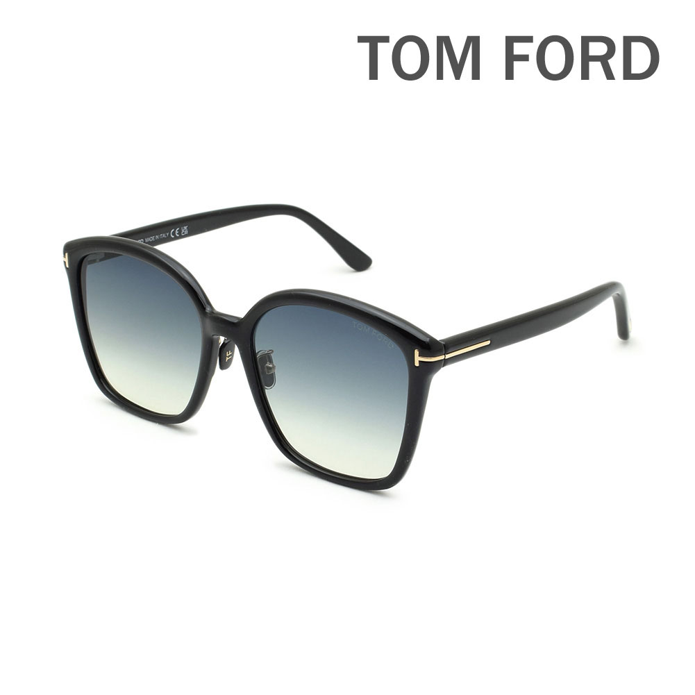 【美品】【TOMFORD】ブラックスクエアサングラスFT0989 中古・古着通販】TOM FORD (トムフォード) NICOLAサングラス