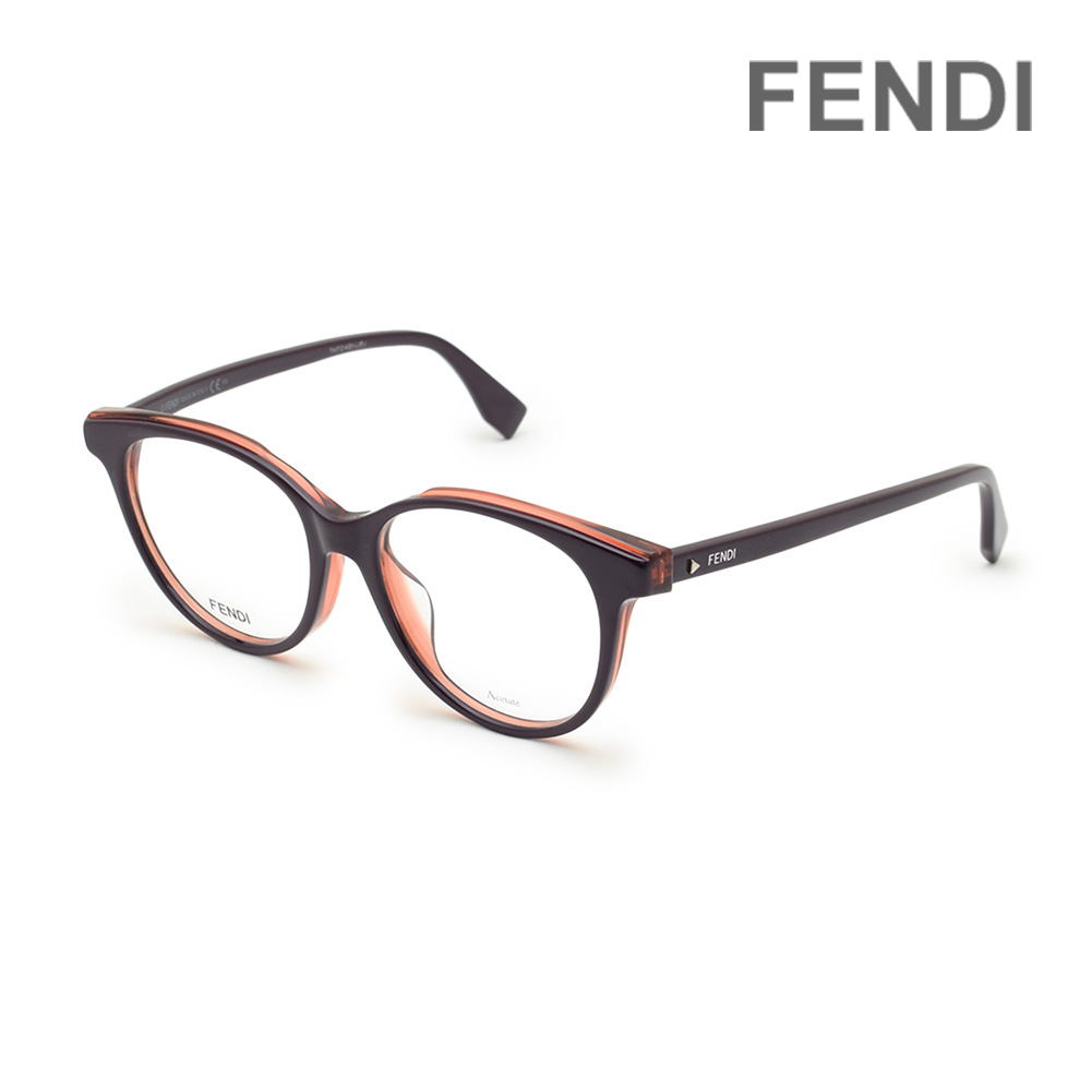 【FENDI】FENDI スクエアフレーム メガネ Fendi Square Frame Clear Lense Glasses | italist