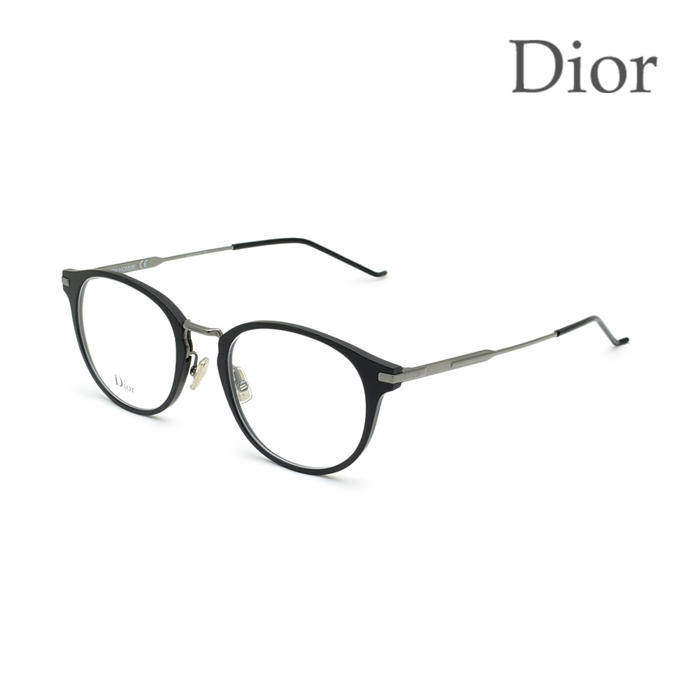 付属品なし Dior ディオール メガネ フレーム AL13.12O RZZ 51 ブラック ノーズパッド メンズ【送料無料(※北海道・沖縄は1,000円)】|タイムクラブ