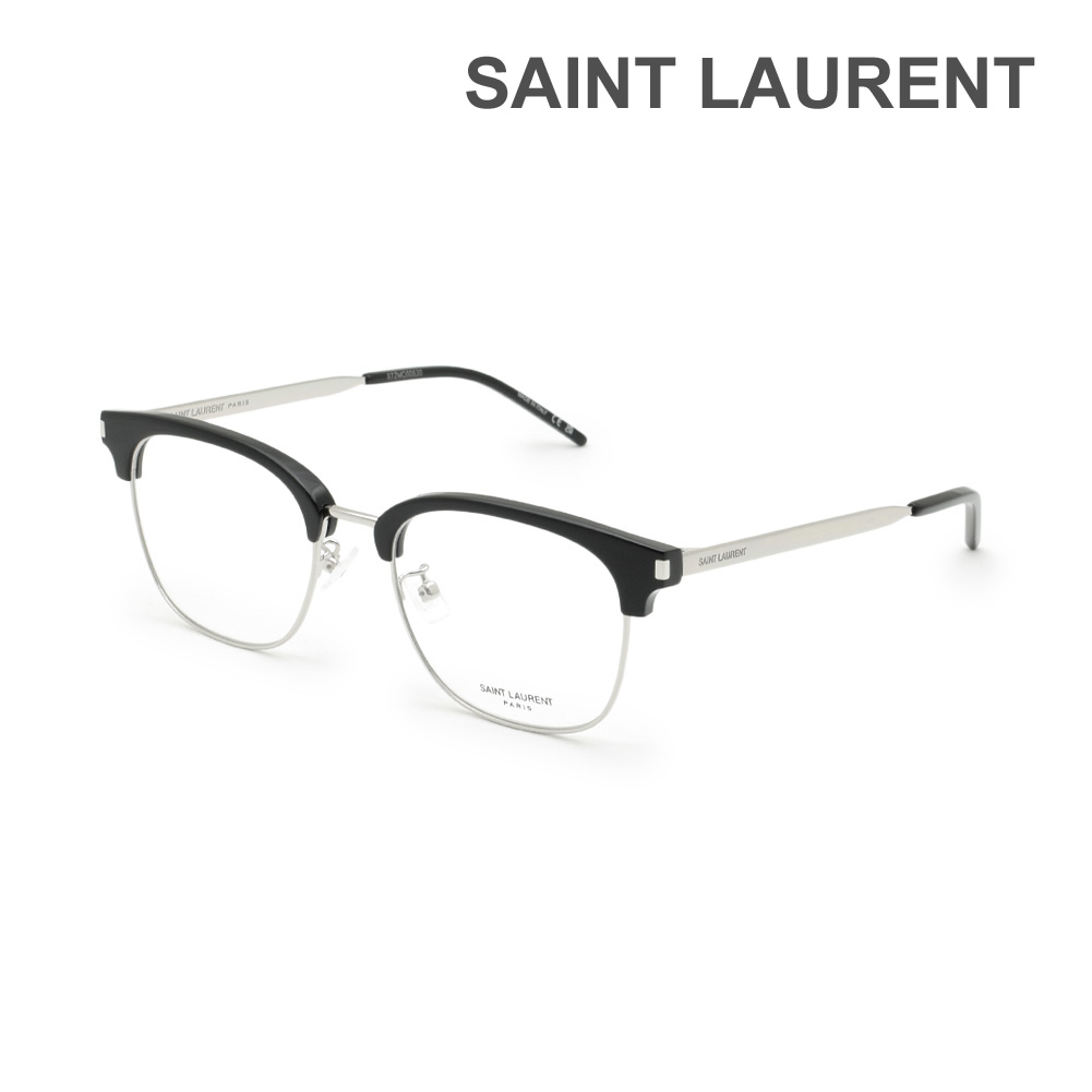 試着のみ　サンローラン　サングラス　ブラック　メガネ　メタル 楽天市場】SAINT LAURENT サンローラン メガネ SL 647/F メンズ