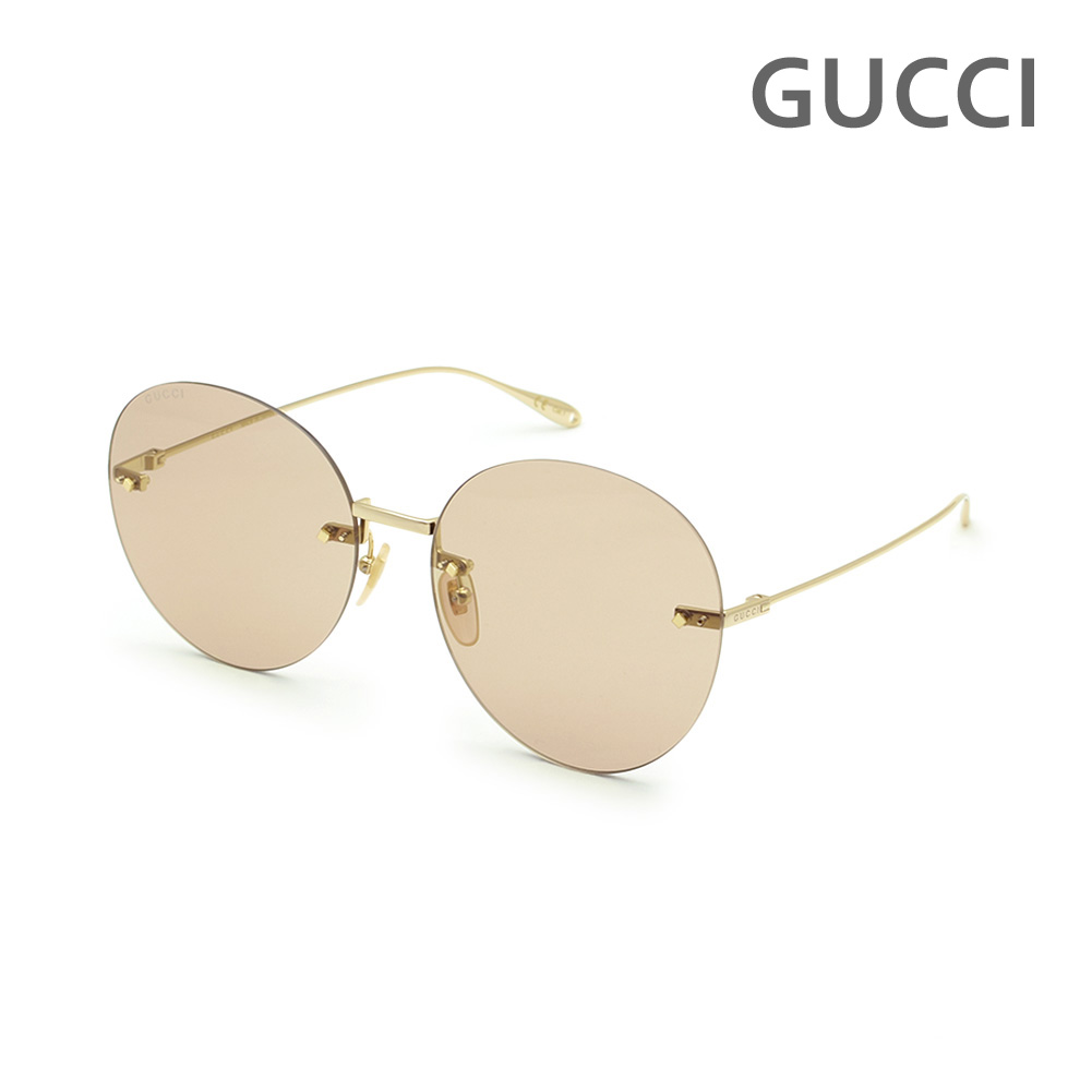 極美品✨GUCCI GG1279S 005 XL サングラス ゴールド GUCCI GG1279S/005