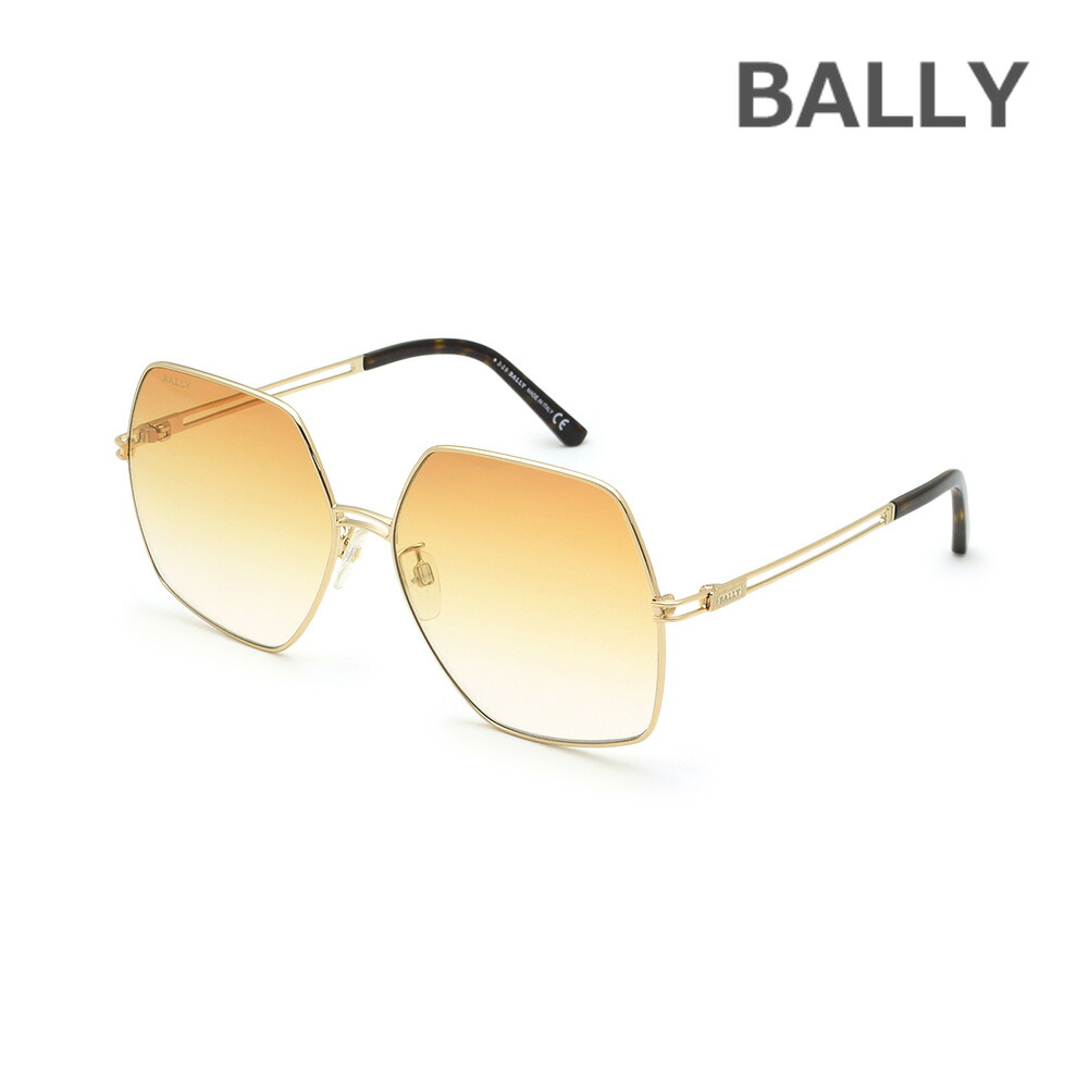 BALLY バリー サングラス BY0015-H/S-28F ゴールド/オレンジ ノーズパッド メンズ UVカット【送料無料（※北海道・沖縄は1,000円）】｜タイムクラブ