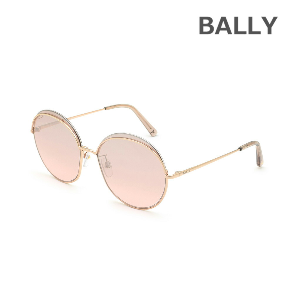 BALLY バリー サングラス BY0077-D/S-28U ゴールド/ピンク ノーズパッド レディース UVカット【送料無料（※北海道・沖縄は1,000円）】｜タイムクラブ