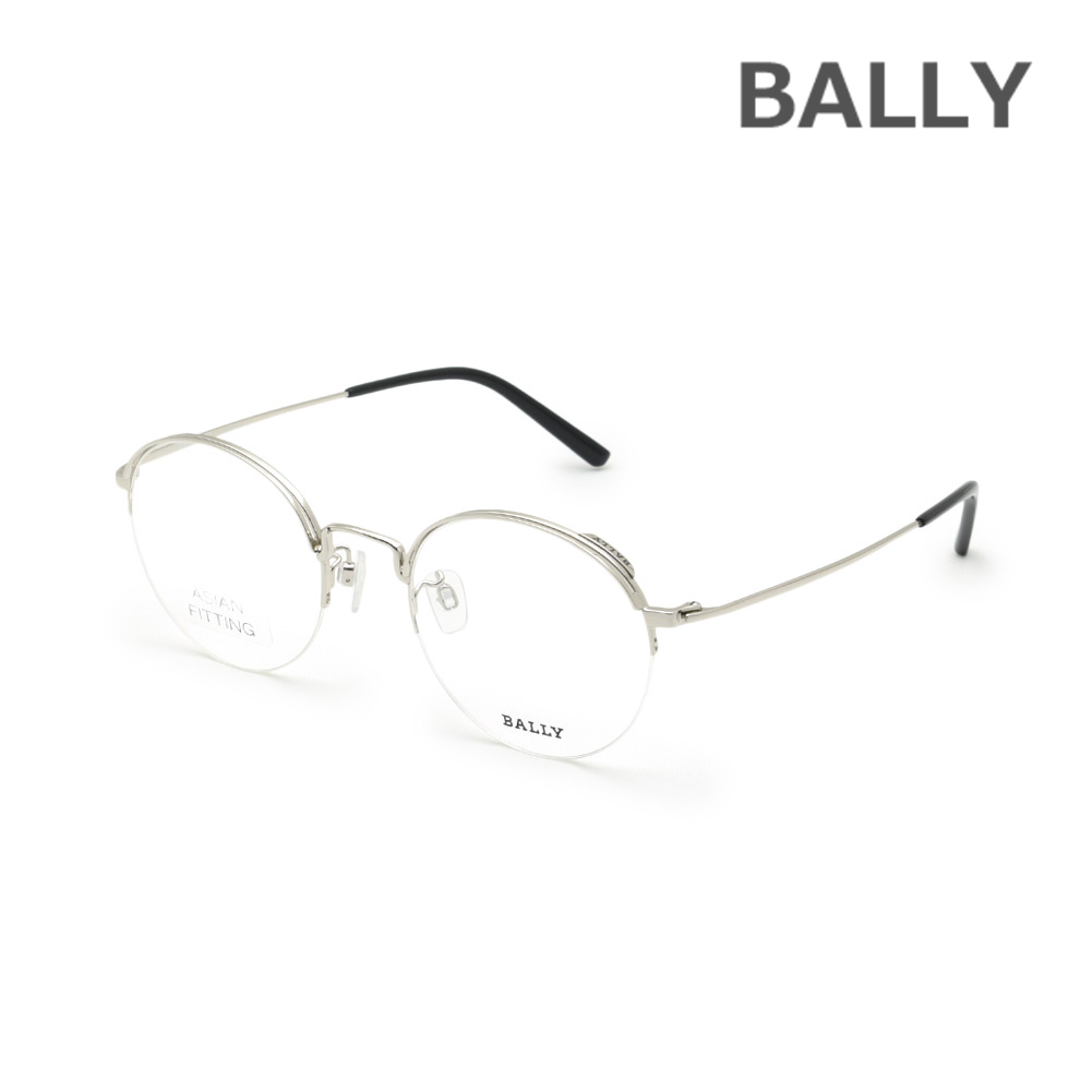 BALLY バリー メガネ 眼鏡 フレーム のみ BY5009-H/V-016 シルバー ノーズパッド メンズ レディース ユニセックス【送料無料(※北海道・沖縄は1,000円)】|タイムクラブ