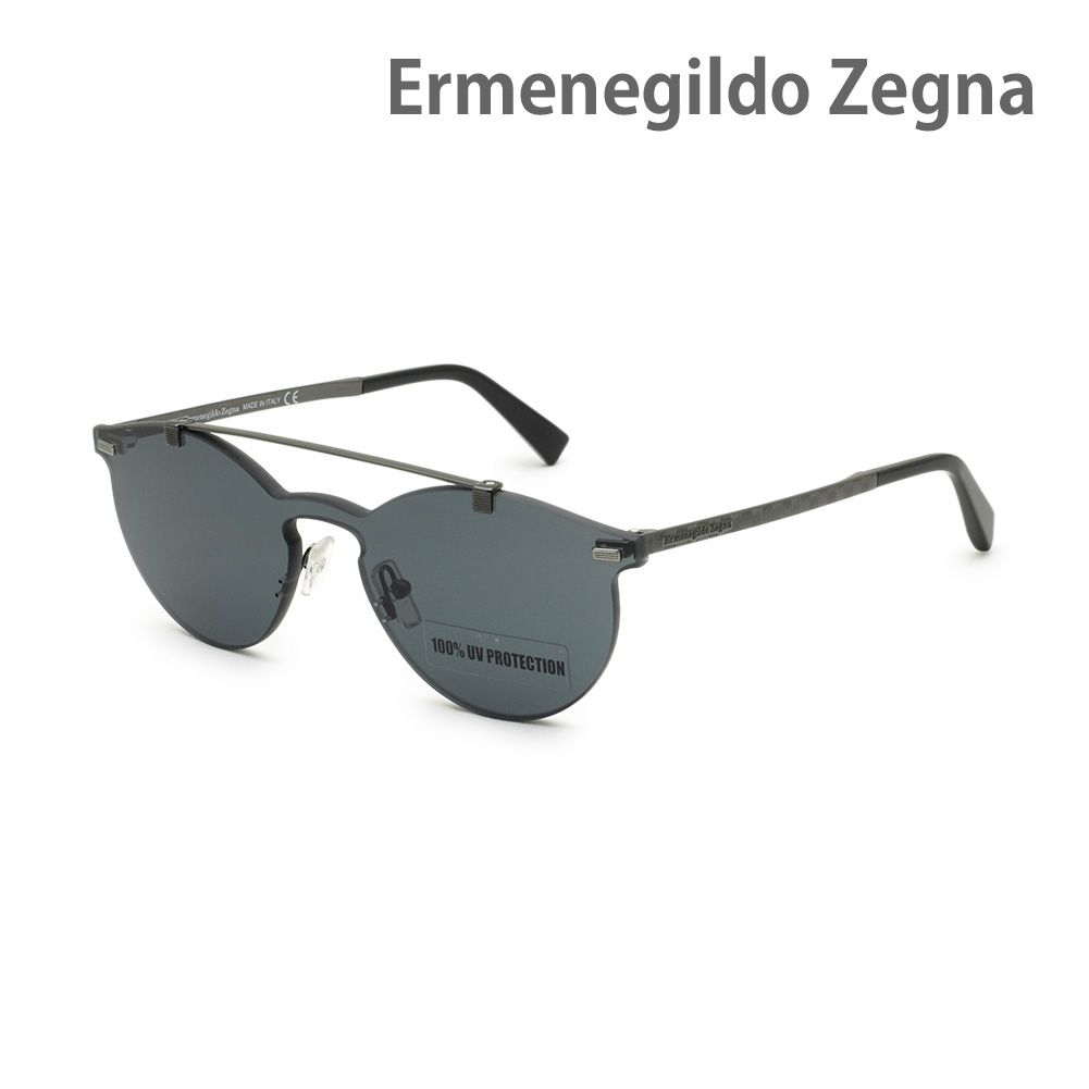 エルメネジルド・ゼニア サングラス EZ0069/S-20A グレー ノーズパッド メンズ レディース ユニセックス UVカット Ermenegildo Zegna【送料無料(※北海道・沖縄は1,000円)】|タイムクラブ