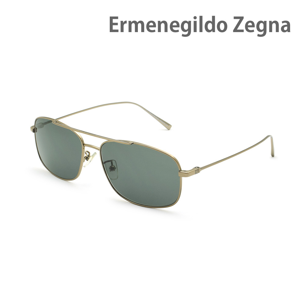 エルメネジルド・ゼニア サングラス EZ0109-D/S-32N ブルーグリーン ノーズパッド メンズ UVカット Ermenegildo Zegna【送料無料(※北海道・沖縄は1,000円)】|タイムクラブ