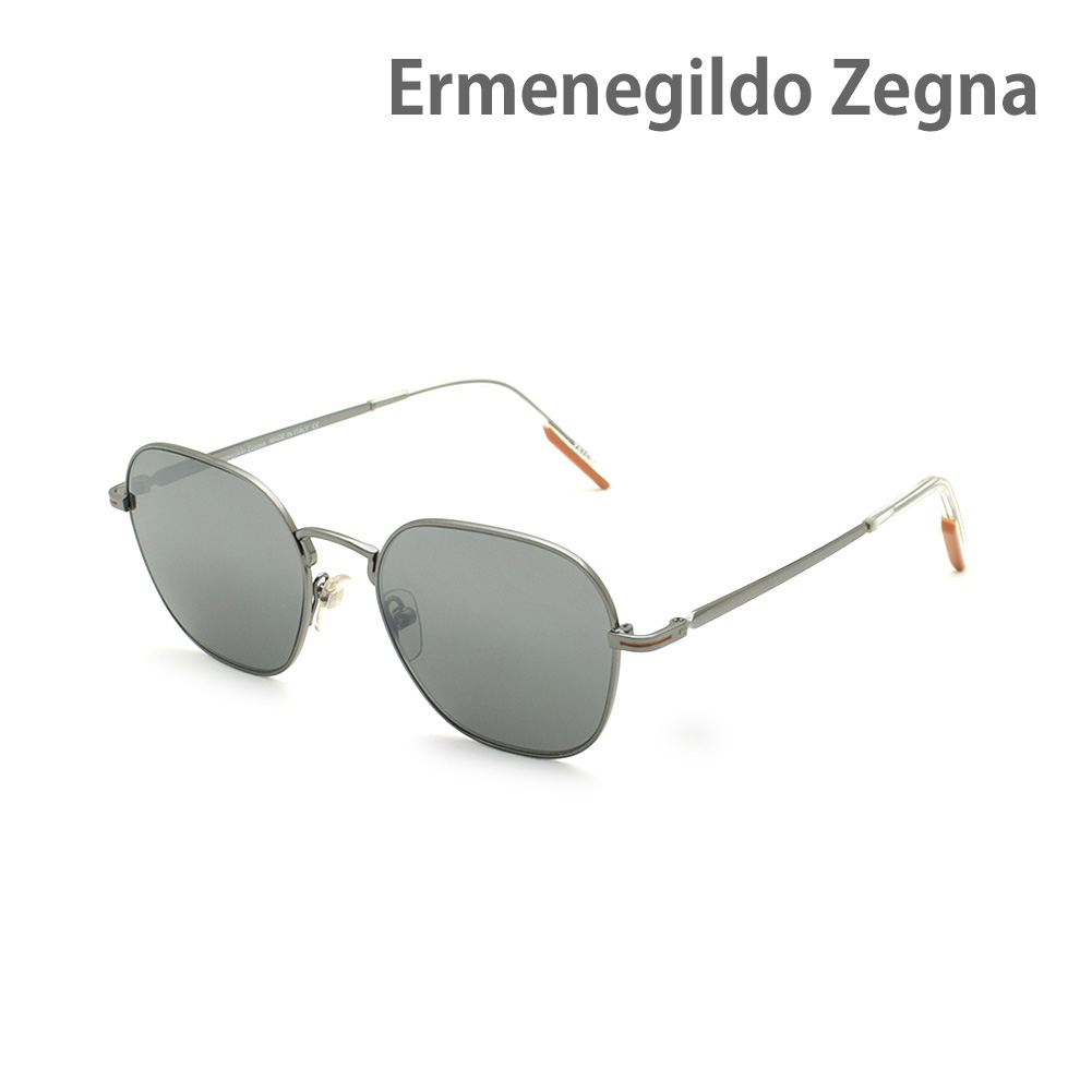 エルメネジルド・ゼニア サングラス EZ0174/S-08A グレー ノーズパッド メンズ UVカット Ermenegildo Zegna【送料無料(※北海道・沖縄は1,000円)】|タイムクラブ