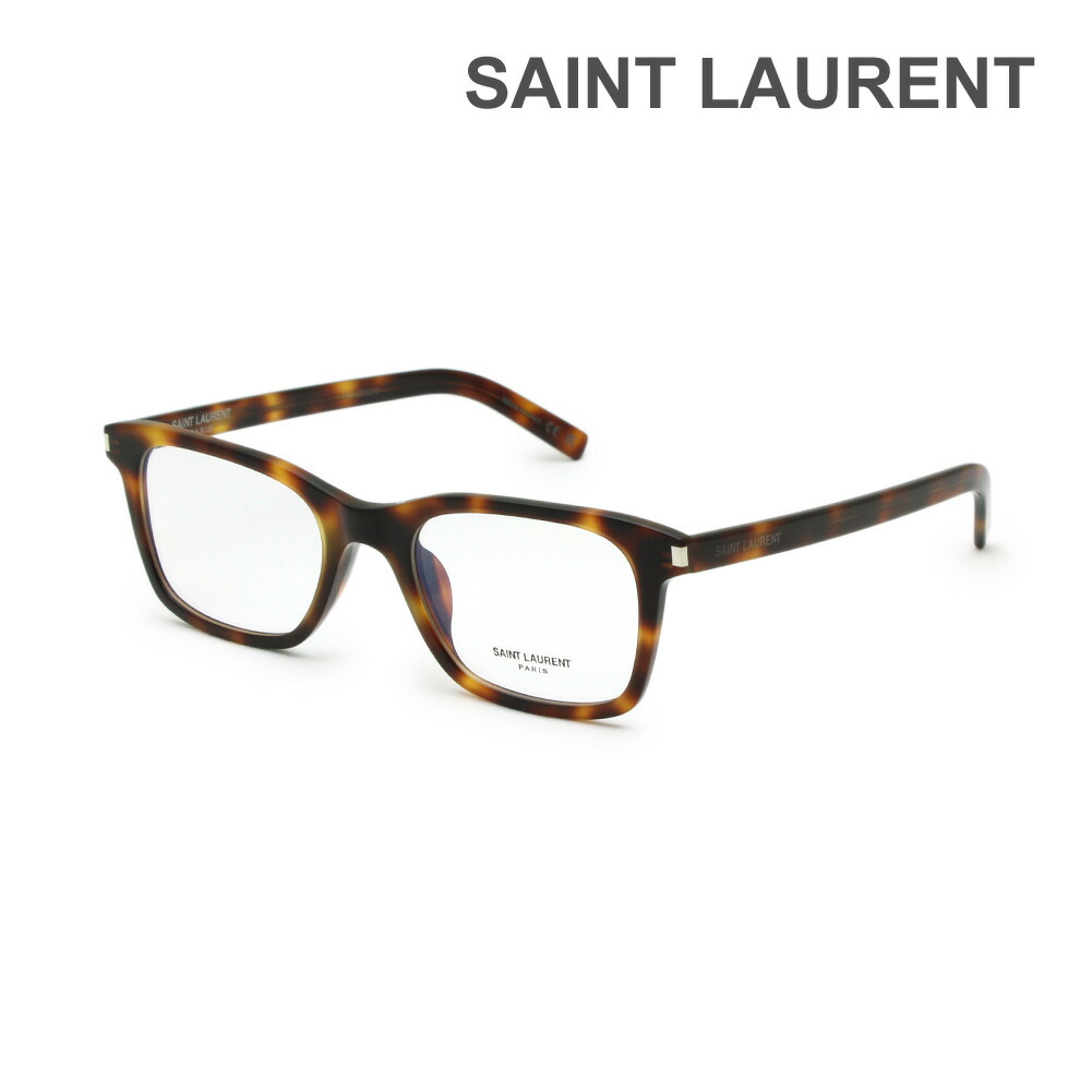 【国内正規品】サンローラン メガネ 眼鏡 フレーム のみ SL 718 SLIM-003 ハバナ アジアンフィット メンズ SAINT LAURENT【送料無料（※北海道・沖縄は1,000円）】｜タイムクラブ