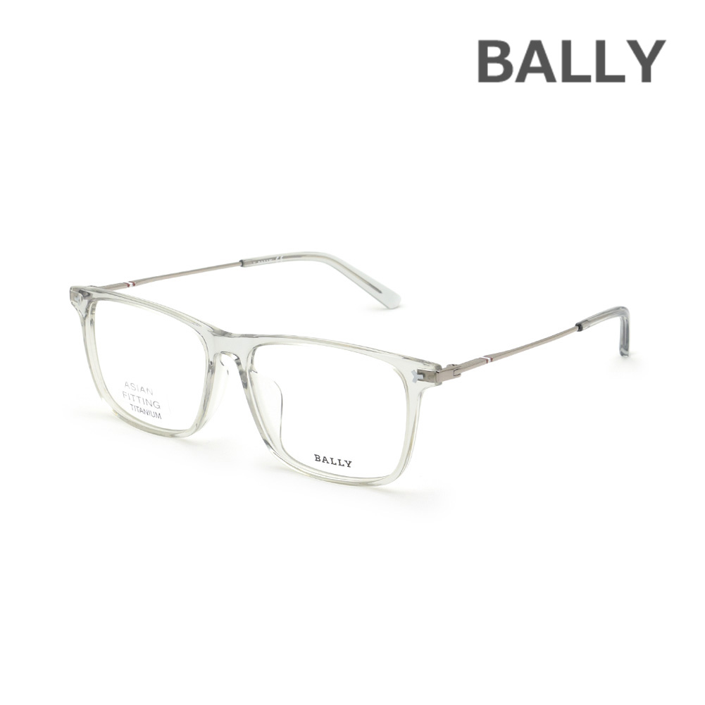 BALLY バリー メガネ 眼鏡 フレーム のみ BY5057-D/V-020 クリアグレー アジアンフィット メンズ【送料無料（※北海道・沖縄は1,000円）】