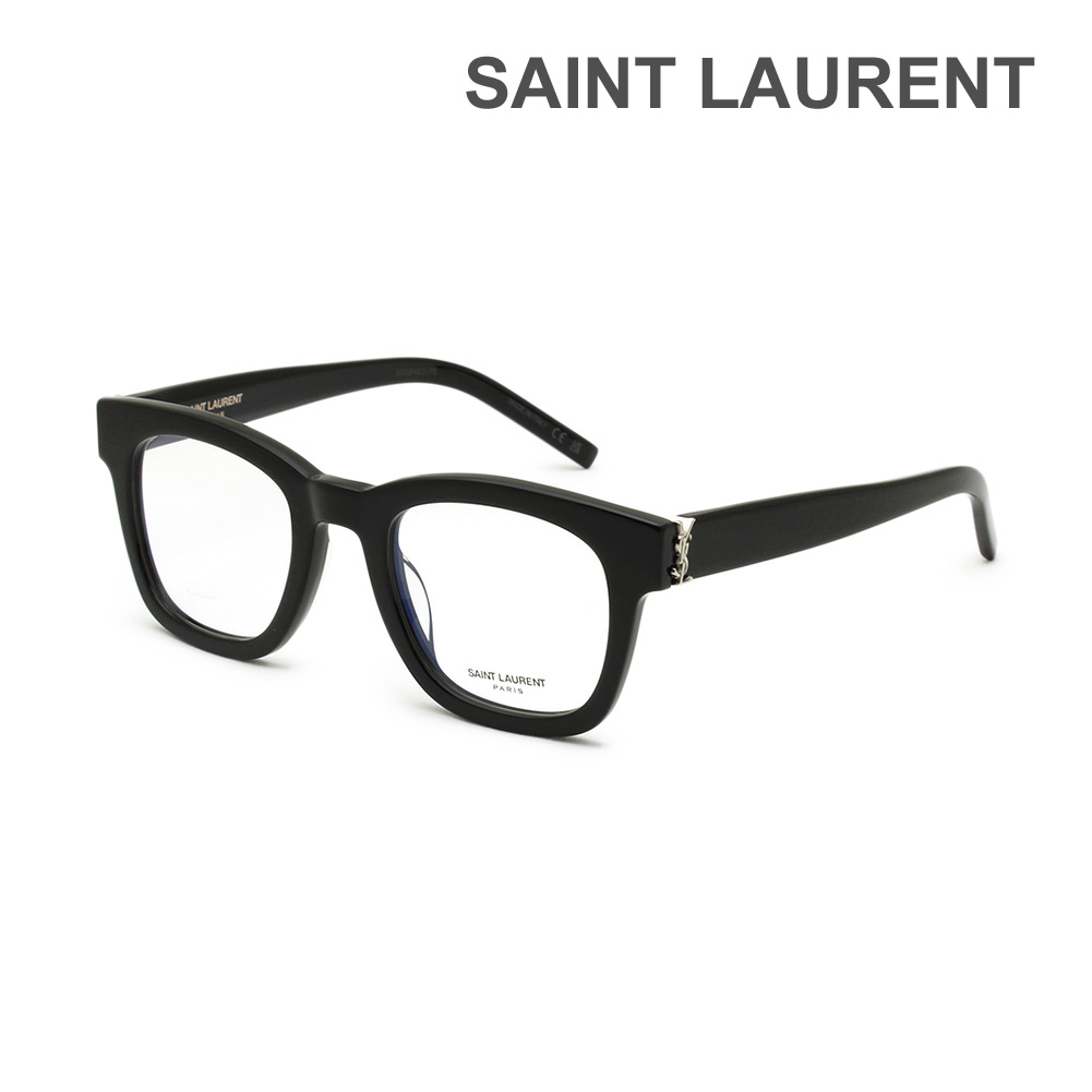 SAINT LAURENT ブラック メガネ サンローラン SAINT LAURENT メガネ SL30 SLIM 001