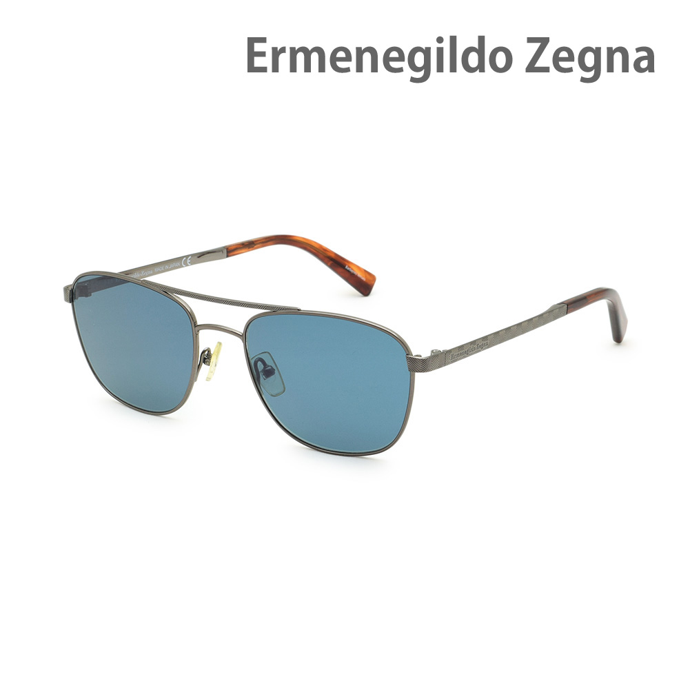 エルメネジルド・ゼニア サングラス EZ0071/S-12V ブルー ノーズパッド メンズ UVカット Ermenegildo Zegna【送料無料(※北海道・沖縄は1,000円)】|タイムクラブ