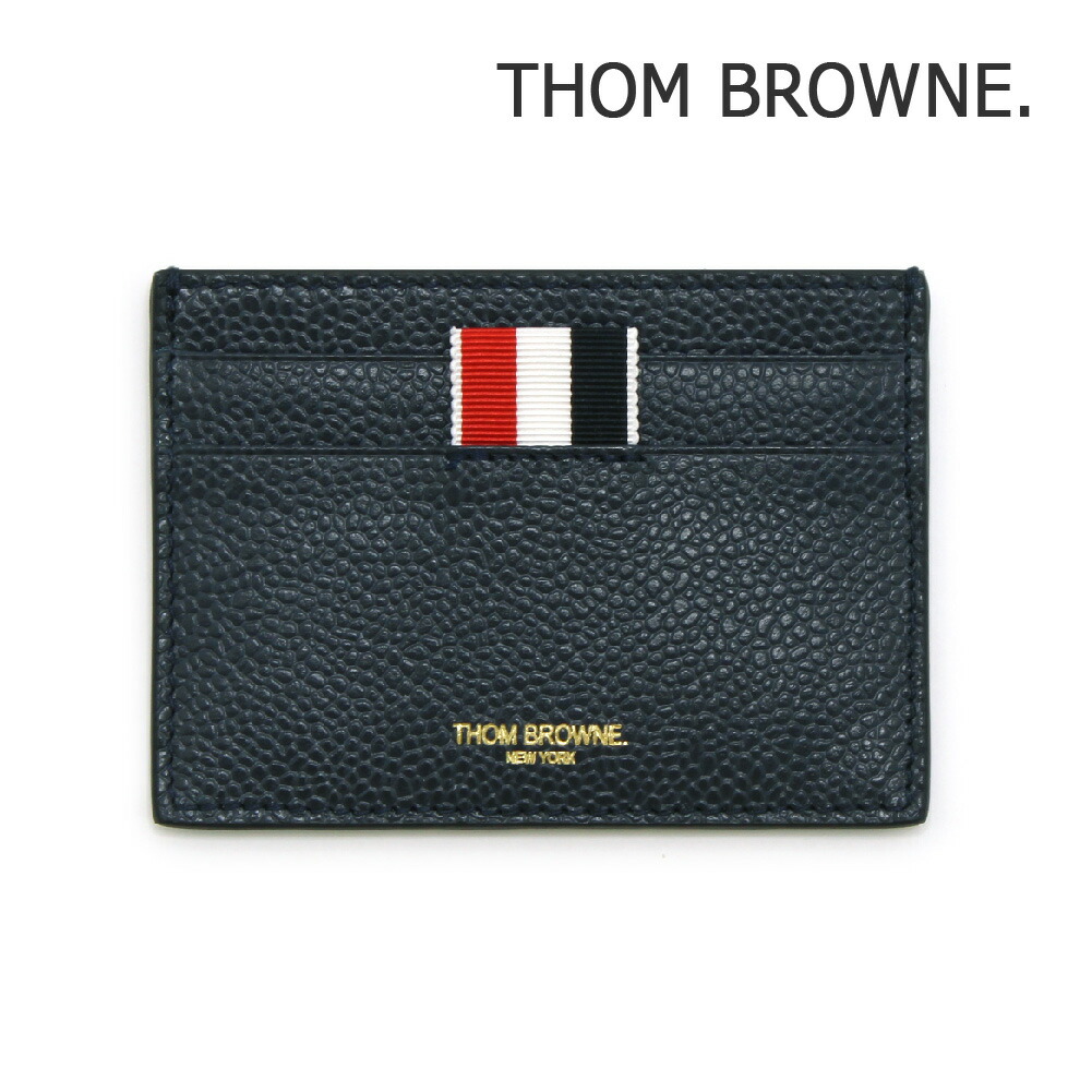 ☆新品未使用☆ トム・ブラウン 名刺入れ ダブルカードホルダー パスケース 楽天市場】THOM BROWNE トムブラウン カードケース MAW021L 00198