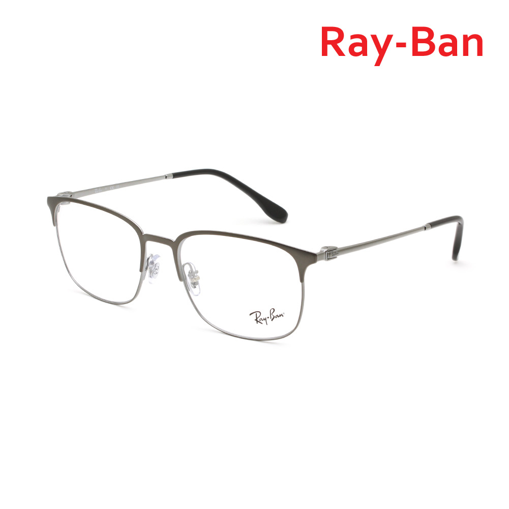 度なしレンズ交換無料！レイバン 眼鏡 フレーム のみ RX6494-3135 54 ガンメタル ノーズパッド メンズ Ray-Ban【送料無料（※北海道・沖縄は1,000円）】｜タイムクラブ