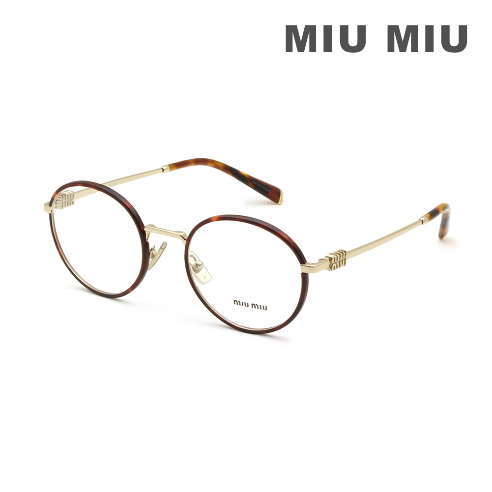 MIU MIU ミュウミュウ 眼鏡 フレーム のみ MU52XV 15U1O1 50 ハバナ ノーズパッド レディース VMU 52X 15U-1O1【送料無料（※北海道・沖縄は1,000円）】｜タイムクラブ