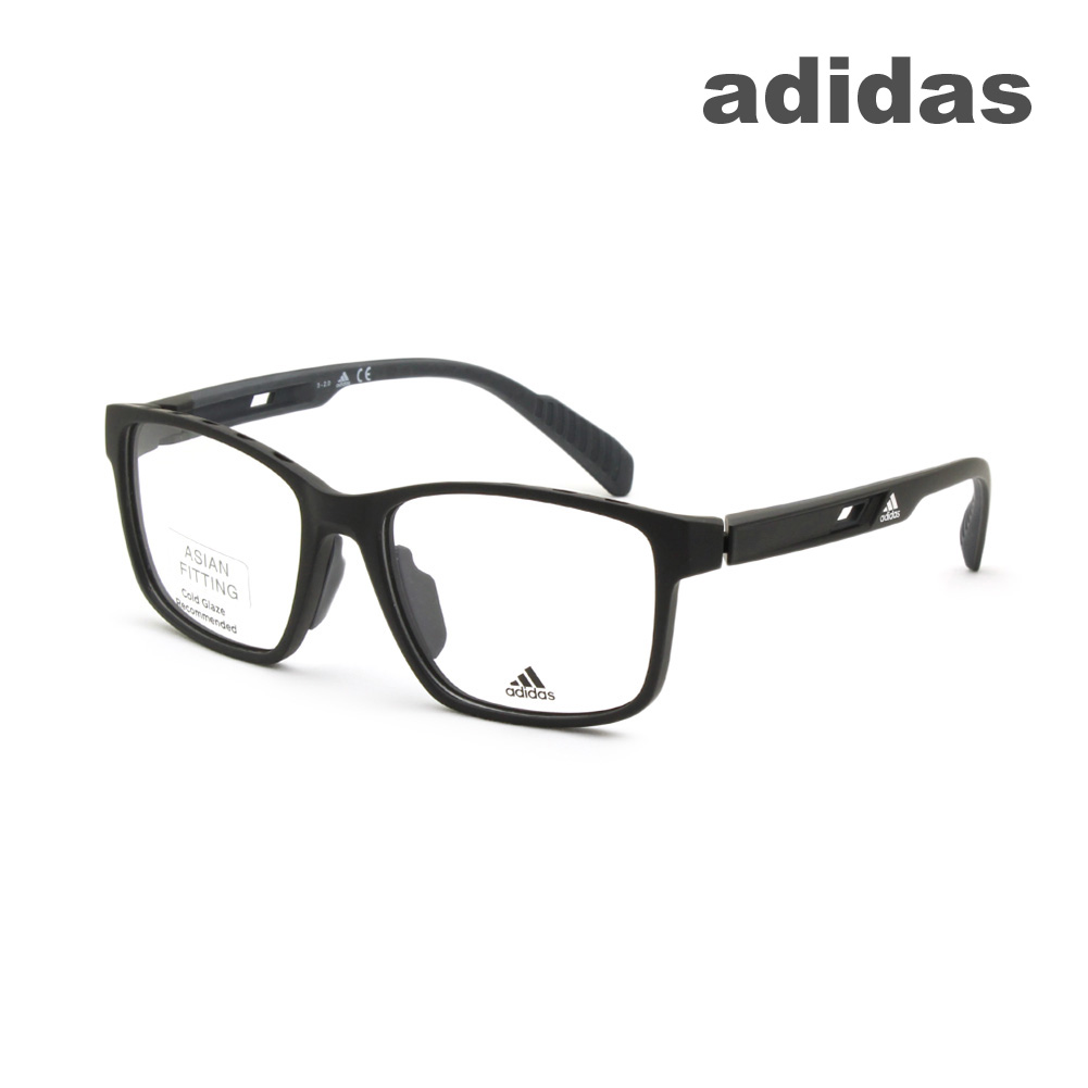 アディダス メガネ 眼鏡 フレーム のみ SP5008-F/V 002 56 ブラック アジアンフィット メンズ adidas【送料無料（※北海道・沖縄は1,000円）】