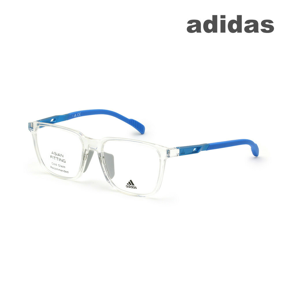 アディダス メガネ 眼鏡 フレーム のみ SP5030-F/V 026 55 クリア アジアンフィット メンズ レディース ユニセックス adidas【送料無料（※北海道・沖縄は1,000円）】