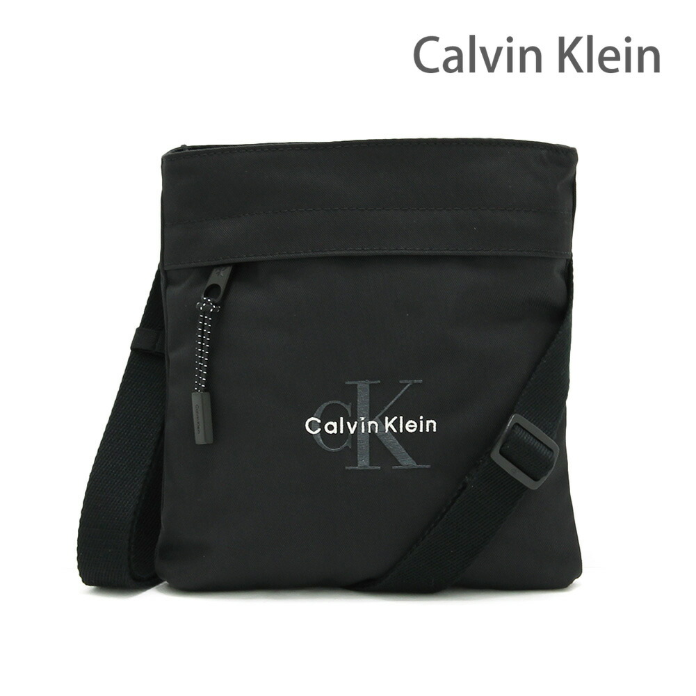 カルバンクライン ショルダーバッグ LV04D3178G ブラック メンズ BOLD FLATPACK Calvin Klein【送料無料(※北海道・沖縄は1,000円)】|タイムクラブ