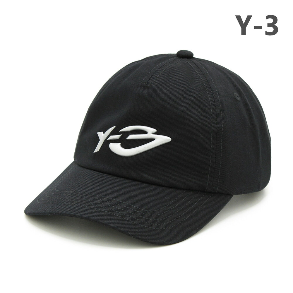 Y-3 帽子 キャップ KT7411 OSFW/OSFM ブラック BIG LG CAP メンズ レディース ワイスリー【送料無料（※北海道・沖縄は1,000円）】｜タイムクラブ