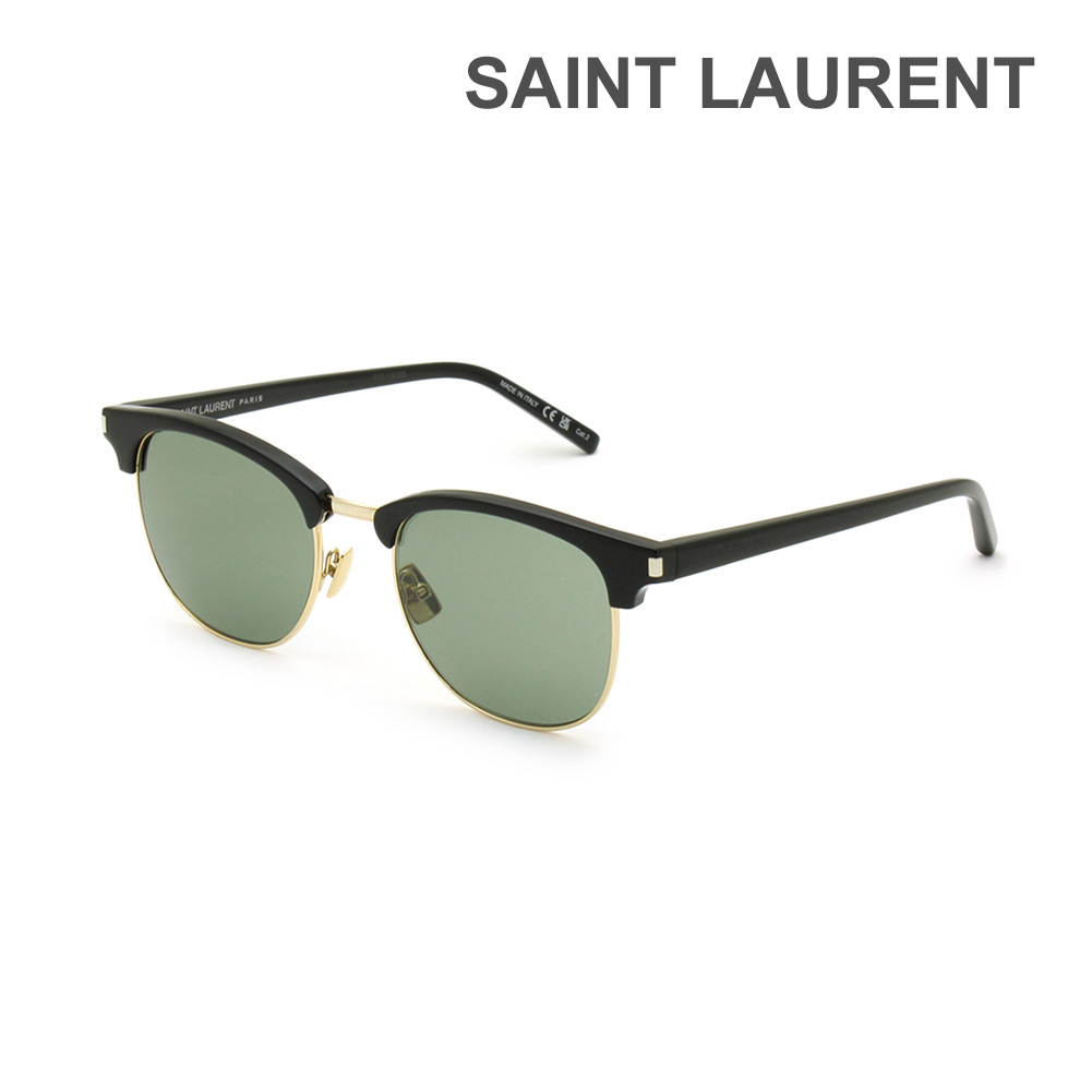 【国内正規品】サンローラン サングラス SL 108-014 ブラック ノーズパッド メンズ SAINT LAURENT【送料無料(※北海道・沖縄は1,000円)】|タイムクラブ