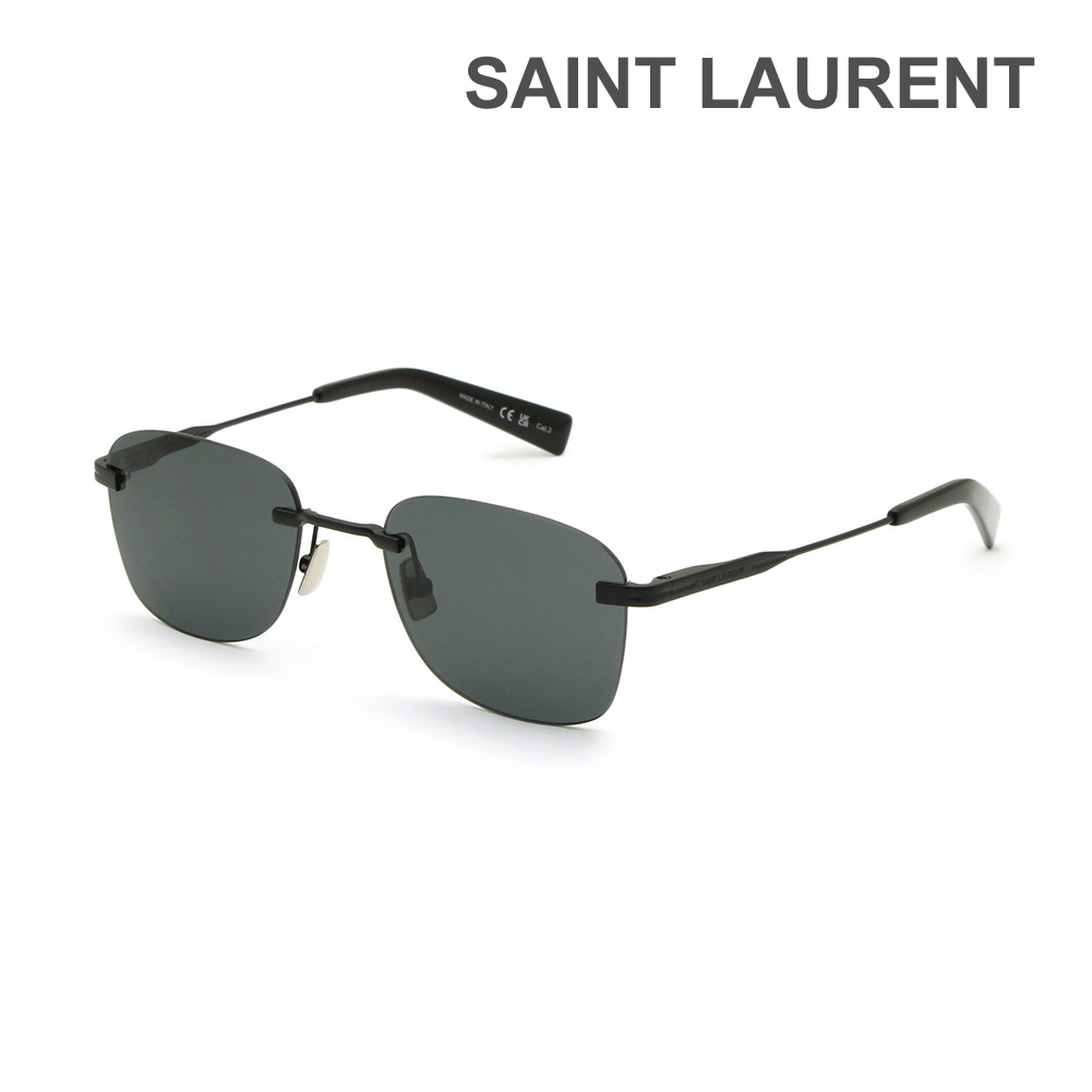 【国内正規品】サンローラン サングラス SL 744 SUN-001 マットブラック ノーズパッド メンズ レディース SAINT LAURENT【送料無料（※北海道・沖縄は1,000円）】｜タイムクラブ