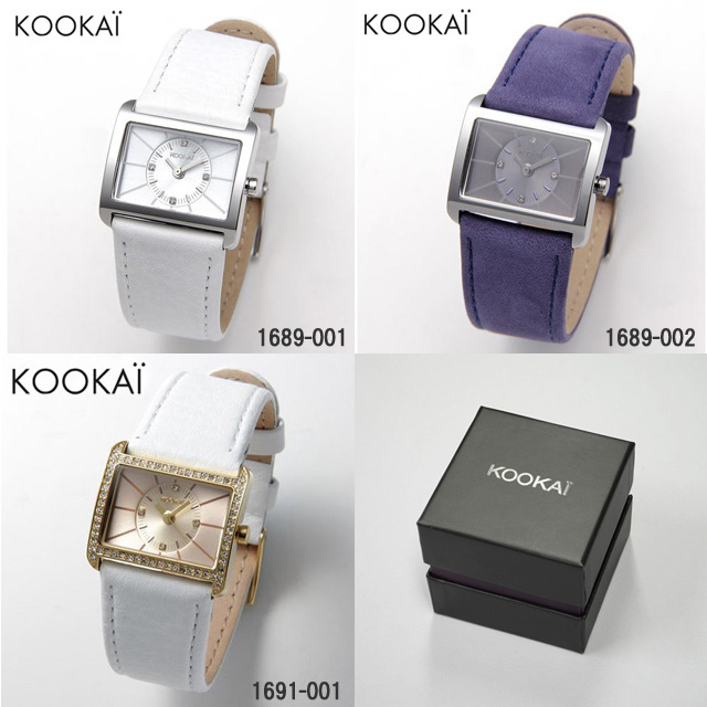 ｸｰｶｲ 腕時計 ﾚﾃﾞｨｰｽ KOOKAI 1678-0002 新品 無料ラッピング可 (KOOKAI