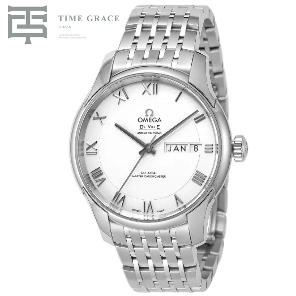 【新品】 OMEGA デ・ビル アワービジョン コーアクシャル マスタークロノメーター アニュアルカレンダー 41MM 433.10.41.22.02.001 新品 腕時計 オメガ [ラッピング可]