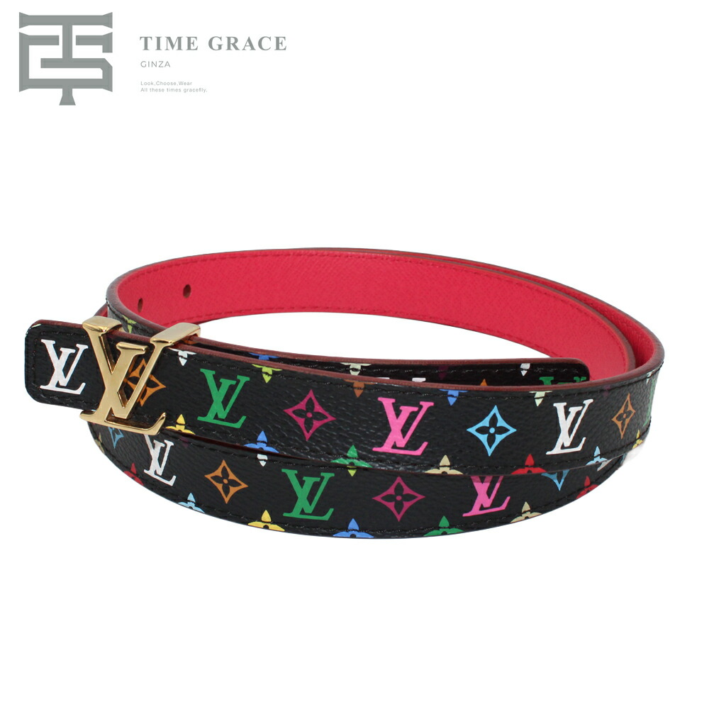 楽天市場】【中古】 ルイヴィトン ベルト サンチュール LVイニシャル