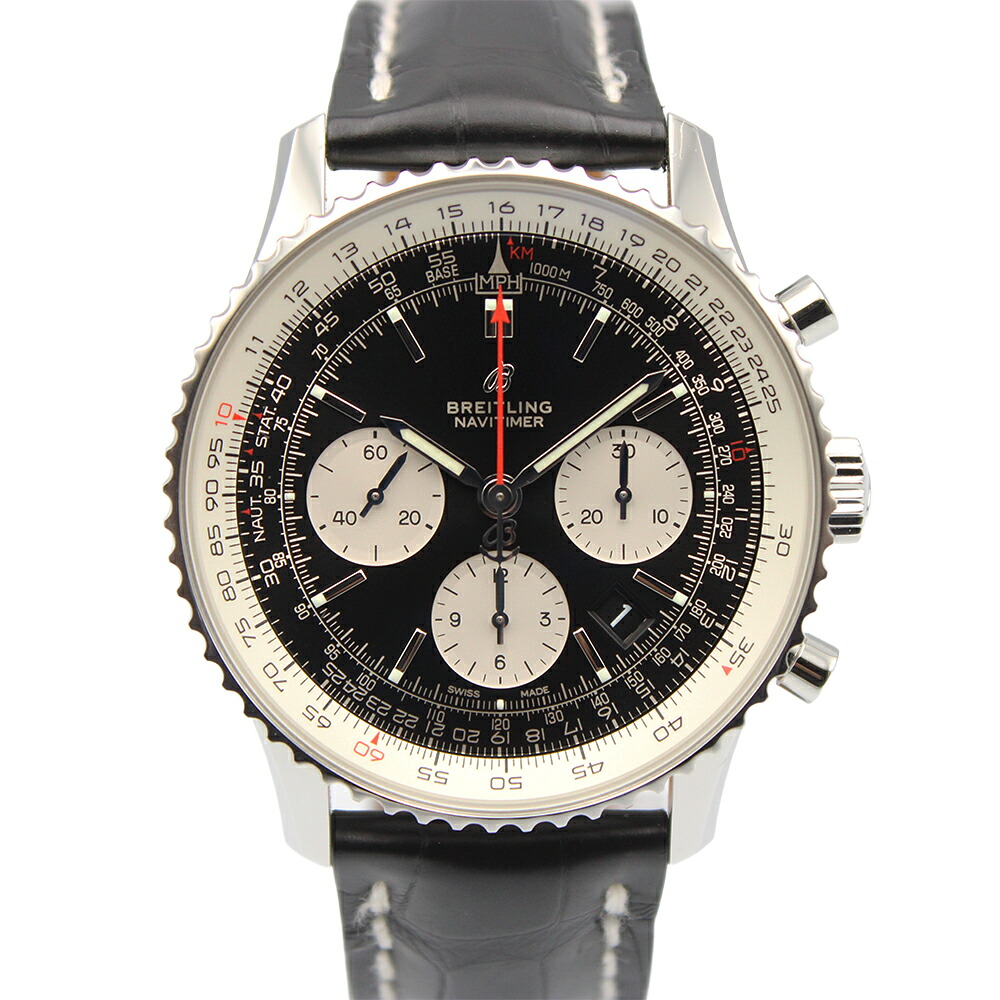 ブライト輪っか ナビタイマー 1 B01 クロノグラフ 43 AB0121211B1X1 BREITLING 中古 ウオッチ