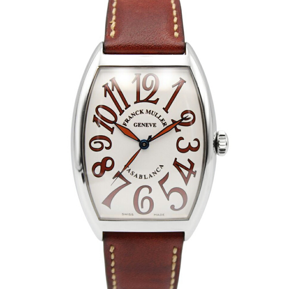 フランクミュラー カサブランカ サハラ 6850 CASA ホワイト FRANCK MULLER 中古 腕時計