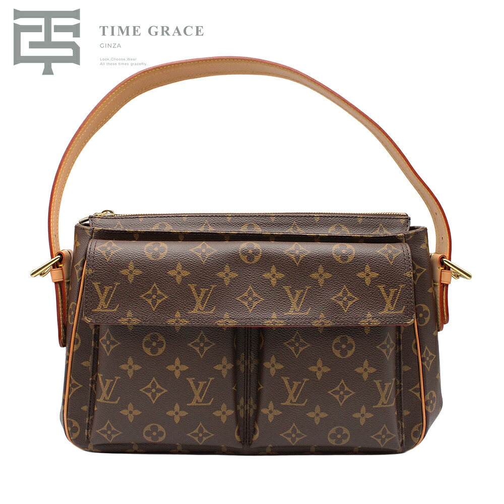 【中古】 LOUIS VUITTON モノグラム ヴィバシテ GM 赤銅色  モノグラム帆布 レディース 御徒面子 S序列付ける レディース