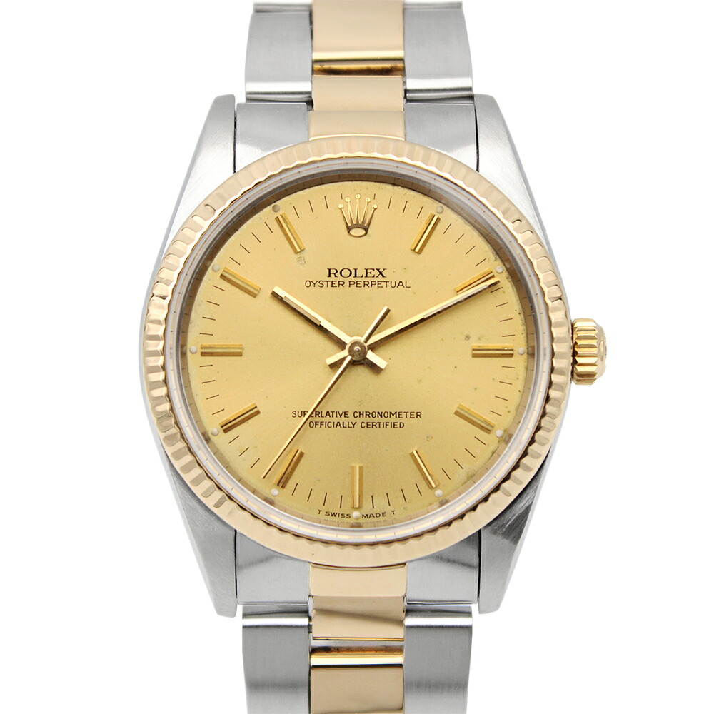 ロレックス オイスターパーペチュアル 14233 L番三鞭酒 オイスターブレス ROLEX 中古 ウオッチ