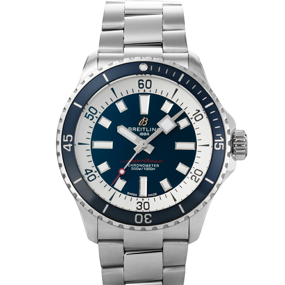 ブライト輪っか 百貨店綿津見 自動小銃 42 A17375E71C1A1 BREITLING 新品 ウオッチ