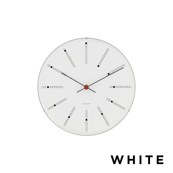 【訳あり】【箱潰れ】ARNE JACOBSEN WALL CLOCK BANKERS アルネ ヤコブセン ウォール クロック バンカーズ 210MM 掛け時計 時計 ブランド アナログ インテリア リビング 寝室 ホワイト 白 おしゃれ 北欧 雑貨 レトロ モダン アンティーク シンプル ギフト プレゼント｜TIME LOVERS