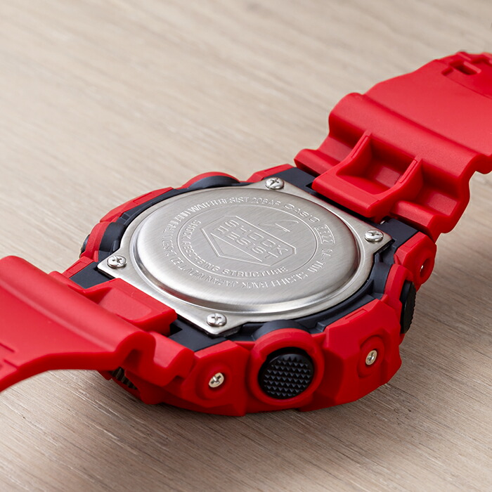 CASIO G-SHOCK カシオ 日付 キッズ ブランド レッド 赤 腕時計 子供 男の子 Gショック 時計 防水 カレンダー 黒 GA-700-4A  メンズ ブラック アナデジ 送料無料 メンズ腕時計