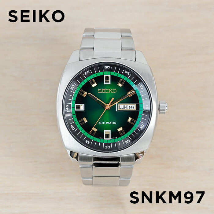 並行インポート優雅さ 10歳セキュリティ 日本未発売 Seiko セイコー リクラフト 自動 Snkm97 ウォッチ 時計 ブランド名 メンズ あべこべ輸入 アナログ パッティンググリーン 緑色 海外かがみ 送料無料 Nolduanews Com