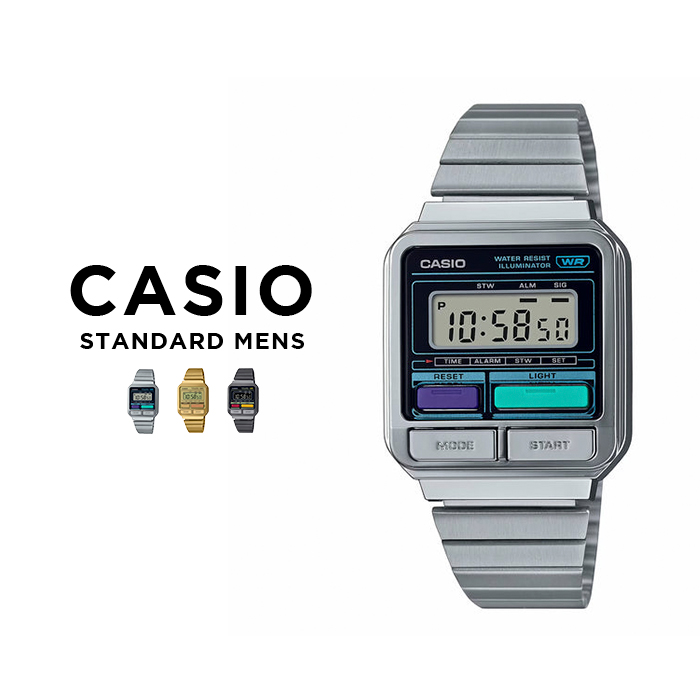 楽天市場】カシオ スタンダード ゴールドIP A120WEG-9AJF CASIO
