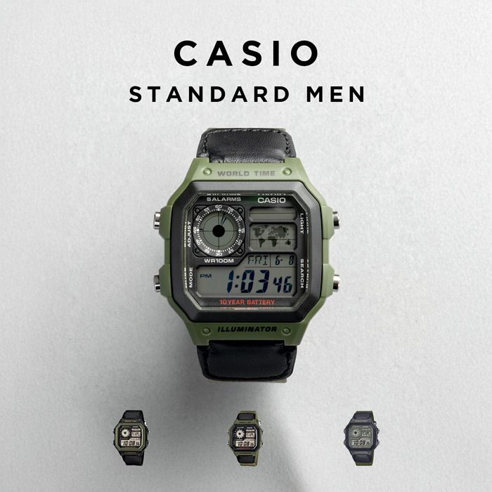 CASIO　AE-1200WHD-1AVEF　チプカシ 海外モデル 新品未使用品 楽天市場】カシオ 腕時計 チープカシオ 海外モデル クオーツ