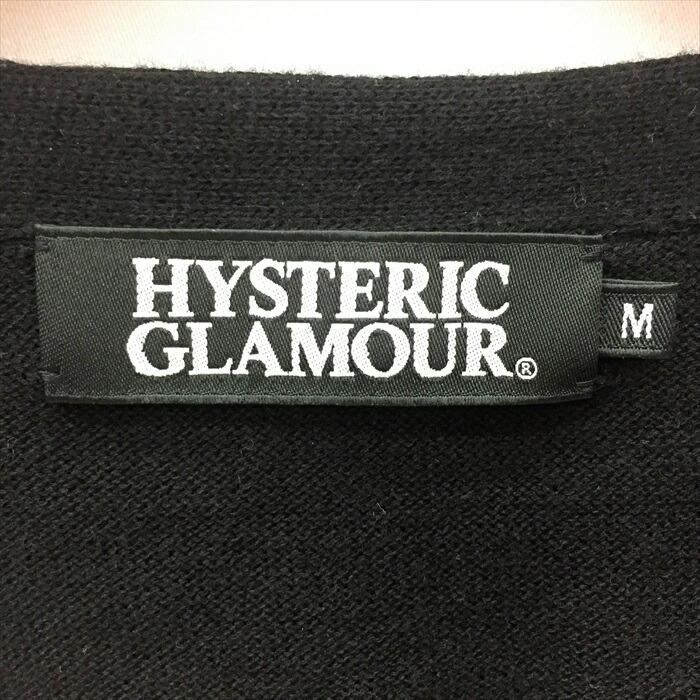 Hysteric Glamour ヒステリックグラマー 0218nd08 スタッズ付カーディガン ブラック サイズ M Mens メンズ 中古 非常に良い Fs和泉中央店 Butlerchimneys Com