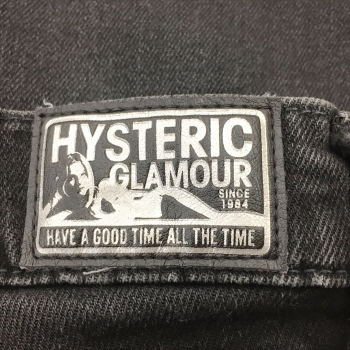 中古 Hysteric Glamour ヒステリックグラマー 0261ap14 Kpr加工iskoデニムリメイクスリムパンツ スタッズ ブラック サイズ W28 Mens メンズ ボトムス ボトム シミ有 中古 可 Fs和泉中央店 お宝家和泉中央店 Deerfieldtwpportage Com